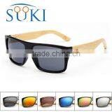 Wooden Temple Sunglasses Cheap Plastic Frame Wooden Glasses Dark Lens Sunglasses thumbnail-1