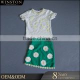 New Fashion Real Photo little girls boutique remake clothing set