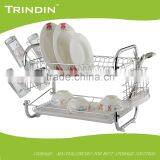 TD206 Mental Dish Rack Hanging Dish Rack Folding Dish Rack Chrome Iron Dish Rack thumbnail-1