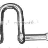 Stainless Steel Lock Pin Dee Shackle in AISI316 and AISI304