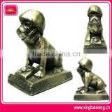 metal bulldog statue with bronze home decor folk art crafts