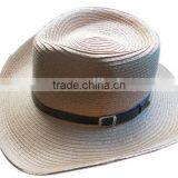 Newest high grade white paper straw cowboy hat