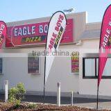 large format store teardrop banners