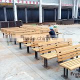 Patio modern outdoor wood bench wood park chair indoor wood chair