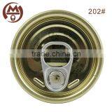 52mm 202# New Products Metal Tin Lid Easy Open End