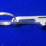 Multi-usage Bottle Opener Keychain Stainless Steel Highly Polished Keyring thumbnail-1