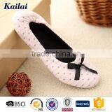 Bowknot Soft Flat Style Women Snow Dance Shoes thumbnail-1