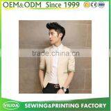 OEM Custom Design Wholesale Men's Trim Fit Casual Short Navy Blazer thumbnail-2