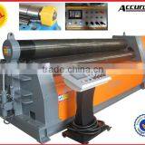 W12-80*3000 CNC Touch Screen Hydraulic Plate Sheet Rolling Bendr Machine With PLC thumbnail-1