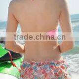 BSC096 Sexy Pretty Women and Girl One Piece Printing Skirt Bikini Swimwear thumbnail-4