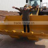 Hitachi Wheel Loader 1.5-2.3M3 Bucket For LX110-7 Wheel Loader , Log Grapple/Grass Grapple/Snow Plow/Pallet Fork For LX110-7 thumbnail-3