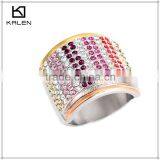 Peruvian Personalized Pink Diamond Ring Jewelry 950 thumbnail-1