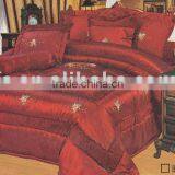 7pcs Taffeta Patchwork Comforter Set