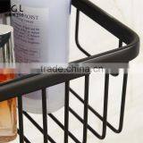 Wall Mounted Bathroom Accessories ORB Finishing Brass Storage Basket thumbnail-4