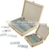 50pcs Wooden Microscope Slide Box for Biology or Teaching Purpose