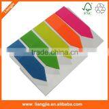 Plastic Arrow Shaped Label Sticker , Neon PET Sticky Index thumbnail-4