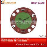 Cason Vivid Resin Wall Clocks For Garden Decoration thumbnail-1