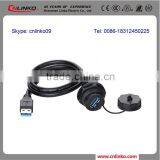 USB3.0 Panel Mount Connector/waterproof Ip65 Usb Connector