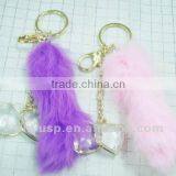 Our New Design Fur Metal Keychain