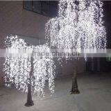 H: 2.5m Led Tree/led Simulation Willow Tree With White Lighted
