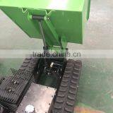 Europe Hot Selling 500kg Mini Construction Green Track Dumper thumbnail-5