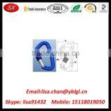 Custom Blue Anodized Aluminum Climbing Carabiner With Big Breaking Power thumbnail-1