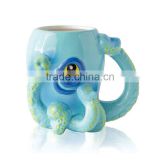 Blue Octopus 3D Coffee Mug