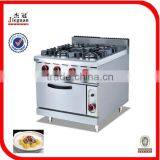 Restaurant Equipment Gas Stove with Gas Oven GH-987A