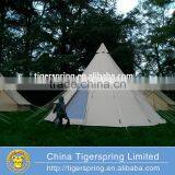 Durable Heavy Duty Canvas Bell Tent Family Camping Tent