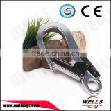 Nickel Plated, Galvanized Forged Iron Metal Big Safety Snap Hook for Building thumbnail-3