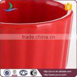 Red Glazed Ceramic Cupcake Mold Bowl for Restaurant thumbnail-2