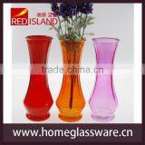 2016 Vintage Glass Colored Flower Bud Vase thumbnail-1