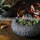 2017 Cheap Balcony Fiberglass Flower Pot Outdoor Round Planters thumbnail-4