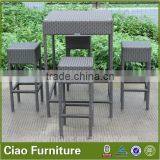 4 Seaters High End Outdoor Rattan Bar Furniture thumbnail-5