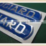 2015 China Manfucture 2 DOMED Design STICKERS Silver on Blue thumbnail-3