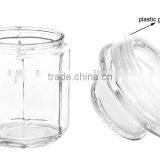 Small Colored Nice Glass Lid Glass Cookie Candy Jar for Wedding Gift thumbnail-5