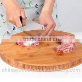 Round Shape Eco-Friendly Strong Bamboo Wood Cutting Board/ Cutting Board Set thumbnail-4