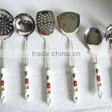 Dinnerware -Stainless Steel Ceramic Serving Spoons thumbnail-2