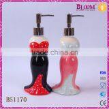 Delicate Unique Shape Small Ceramic Lotion Dispenser thumbnail-1