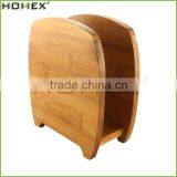 Wholesale Hotel Bamboo Recipe File or Napkin Holder Ecof-friendly Kitchens Bamboo Recipe Card Box and File Holder Hig/Homex_BSCI thumbnail-1