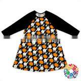 Kids Boutique Clothing Long Raglan Sleeve Little Girls Dresses Children Frocks Designs thumbnail-2