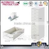 Korea Light Weight Steel 10 Drawer Filing Cabinet Lightweight Storage Cabinet for Sale thumbnail-5