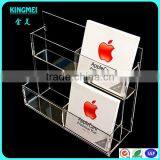 Shop Clear Table Top Acrylic A5 2 Tiers Brochure Display Holder, Magazine Rack thumbnail-3