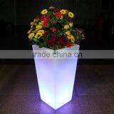 Wholesale Well Polished Beautiful Led Plastic Flower Pot, Garden Flower Vase thumbnail-1