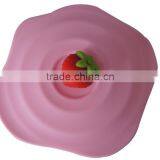 Cute Strawberry Silicone Watertight Cup Mug Lid Cover thumbnail-1