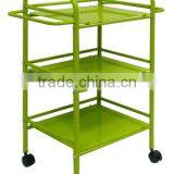 Colorful Metal 3 Tier Book Storage Shelf Magazine Display Rack DIY Bookcase thumbnail-5