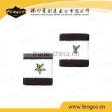 Promotional Sport Customized Embroidery Logo Towel Cotton Wristband thumbnail-5