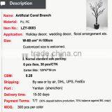Artificial Jewelry Hanging Centerpiece Dry Tree Branch for Wedding Decoration Supply and Showcase Decoration thumbnail-2