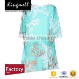 Factory Direct Custom Green Digital Printed Silk Chiffon Fabric for Dress thumbnail-2