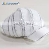 New Arrival Wholesale Custom Satin Ribbon With Silver Yarn thumbnail-2